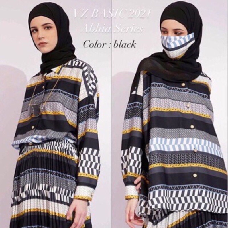 VIVI ZUBEDI ABHIA TOP - BLACK