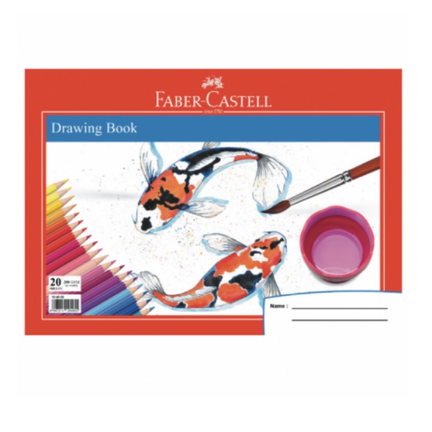 Buku Gambar A4 Faber Castell 104002 Drawing Book Kertas Menggambar