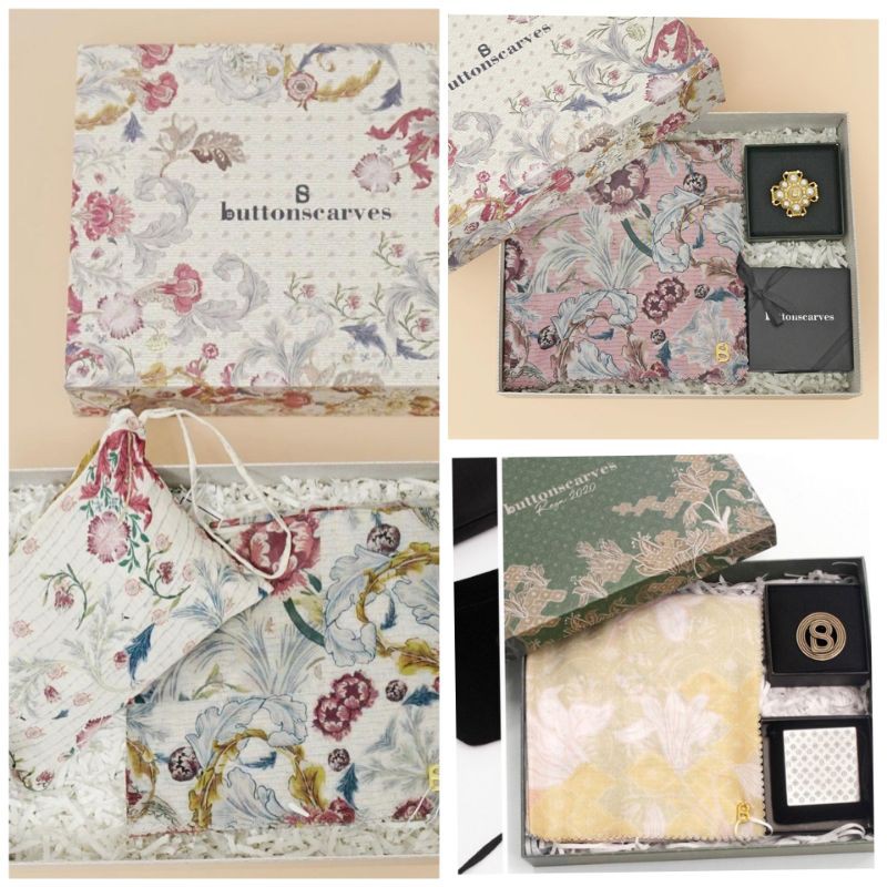 The Buttonscarves Royale Series Pink