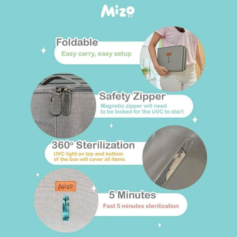 MIZO FOLDABLE UVC STERILIZATION BAG