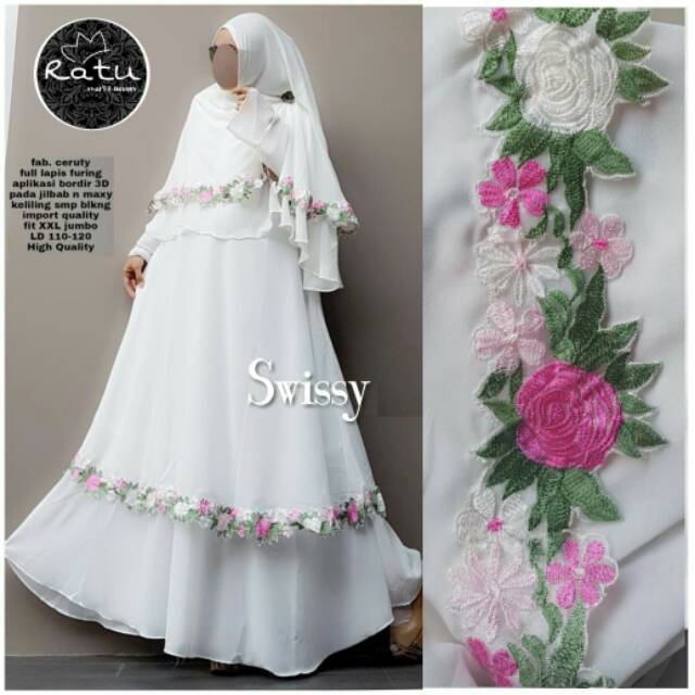 GAMIS SYARI UMROH SWISSY MURAH SOLO