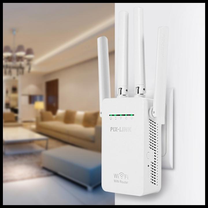 Pix Link Lv-Wr09 300Mbps Wireless-N Repeater Router Ap