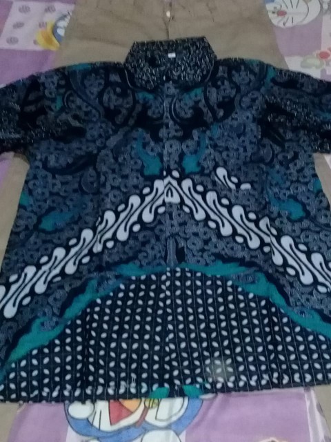 Kemeja Batik Pria Lengan Panjang Size M L Xl Xxl