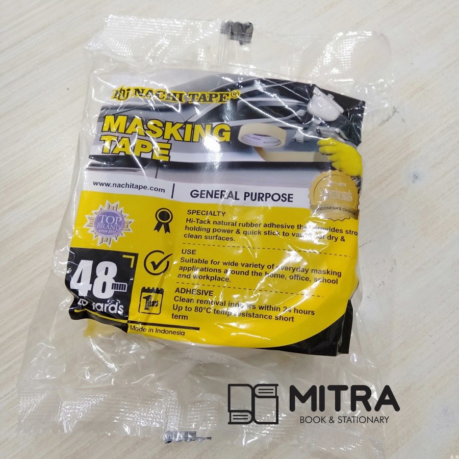 

Masking Tape Solasi Kertas 48mm x 20 yards
