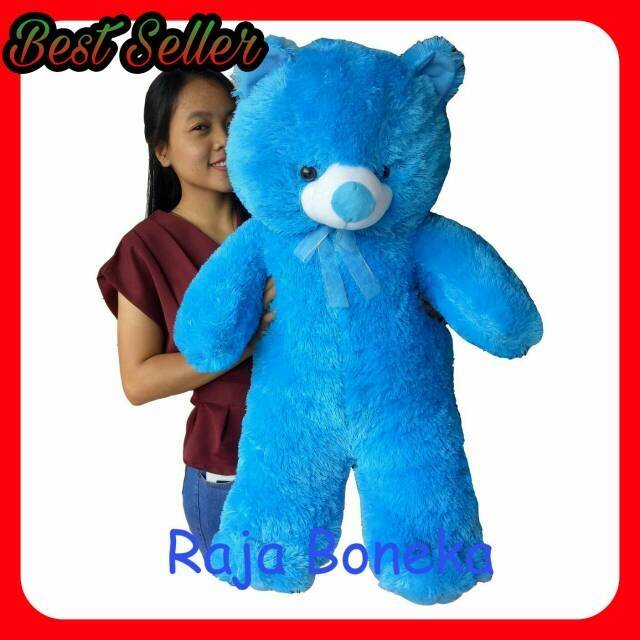 Boneka Beruang Besar Jumbo Pink 90cm Teddy Bear Panda Murah Bahan Halus Lembut Berkualitas
