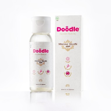 DOODLE Minyak Telon Baby Green Tea Bayi &amp; Anak 100ml 60ml Roll On 10ml Travel Size / BANDUNG