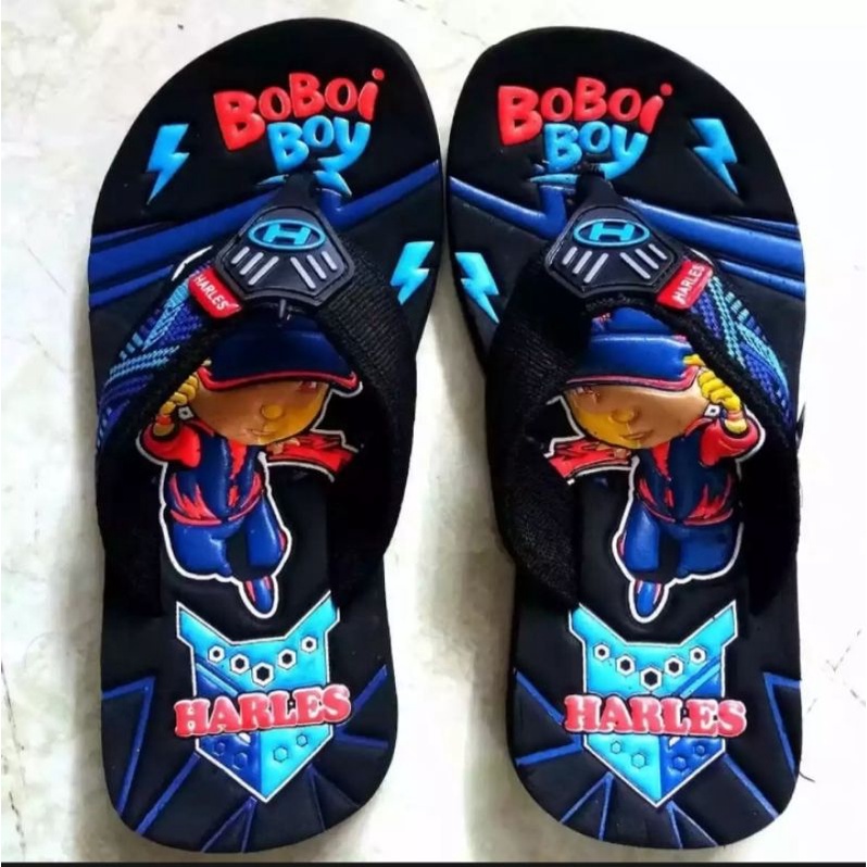 MURAH COD Sendal Karakter Anak Boboiboy Original Harles Harga Paling Murah