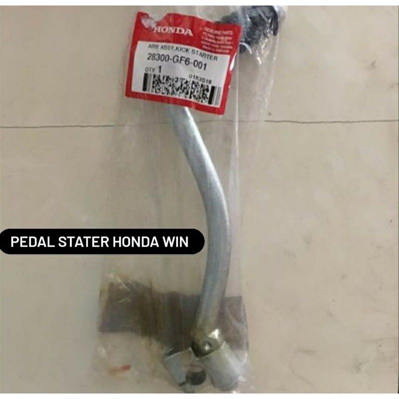 Pedal Kick Selahan Stater Starter Honda Win 100 Orisinil AHM