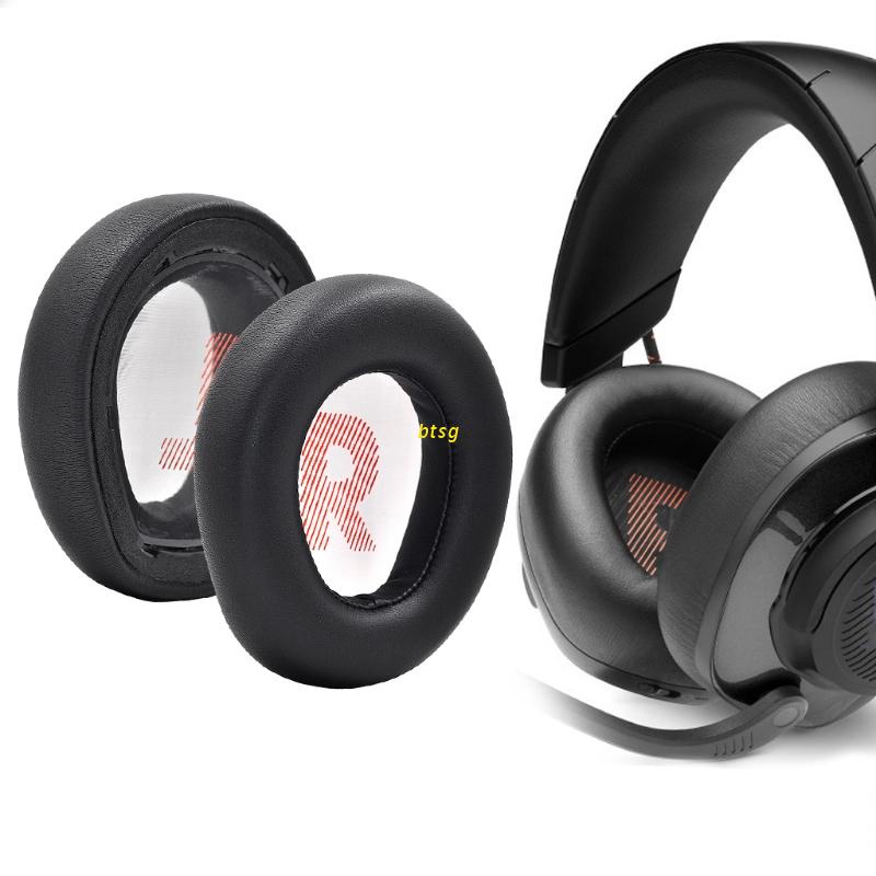 Btsg Bantalan Earpads Pengganti Bahan Kulit + Busa Lembut Untuk Headphone JBL Quantum 800