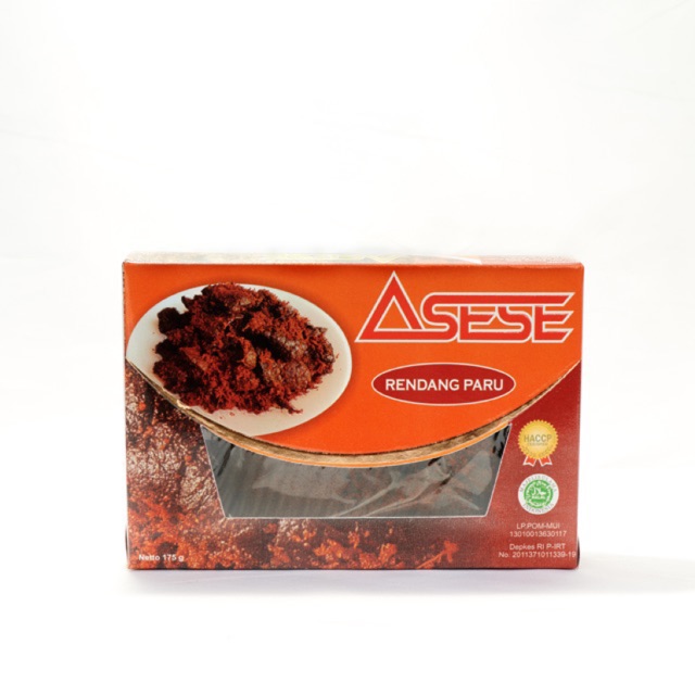 

Rendang Paru Kering Asese 175 gram