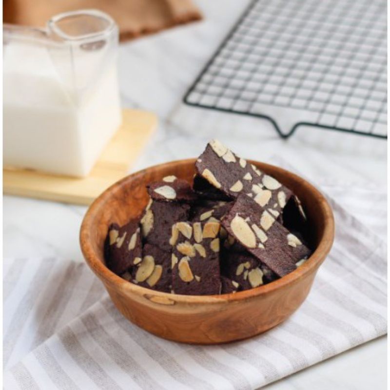 ALMONA BAREFOOD Almond Cookies 90gr / Snack Sehat Pelancar Asi Booster / Tanpa Pengawet / Tanpa Pewarna / Dairy Free