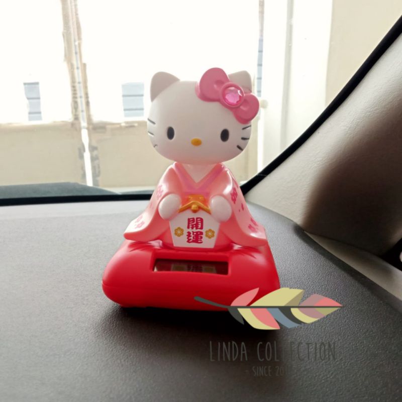 Pajangan goyang hello kitty, pajangan mobil hello kitty, pajangan goyang karakter, pajangan mobil