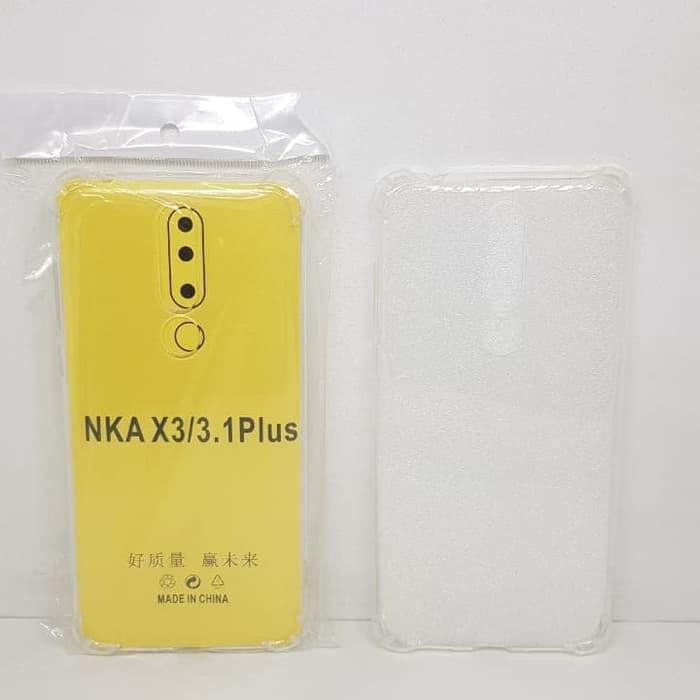 Anti Crack Nokia 3.1 Plus X3 Soft Case Nokia 3.1+ Jelly Tahan Benturan ( Promo Aksesoris HP )