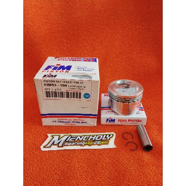 Piston fim 53 pin 13 53,5 54 54,5 55 55,25 mm