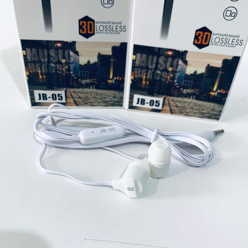 Handfree Headset Earphone JBL JB 05 Music Universal Headset with Mic High Quality