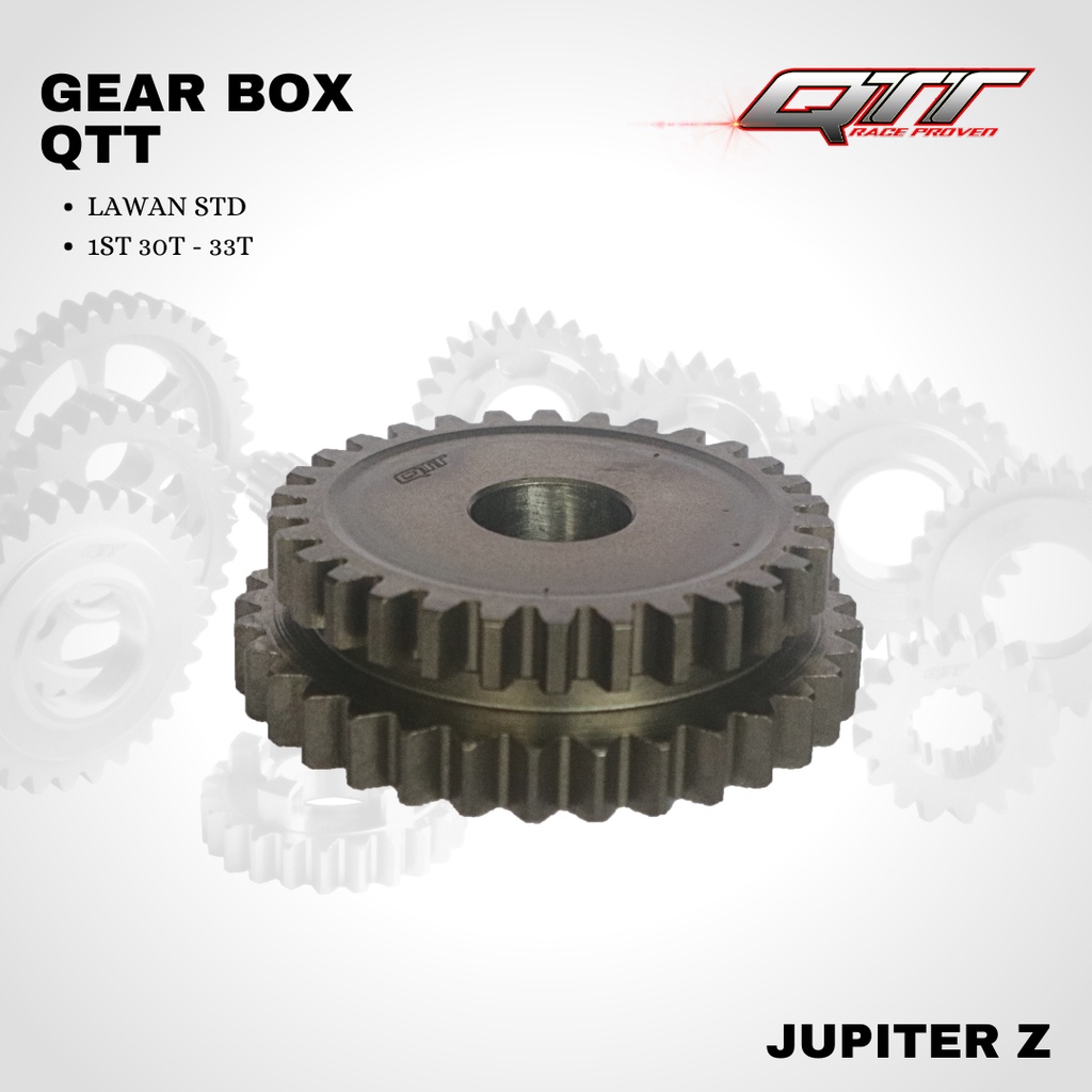 Gear box Rasio QTT Jupiter z 1ST 33T (lawan std 12T)