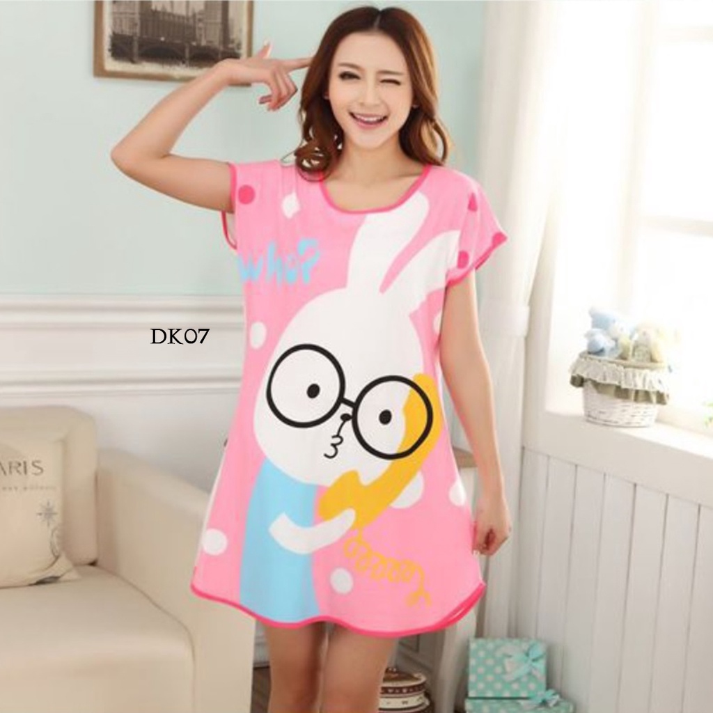 [PALING LARIS] KOREA DASTER BABYDOLL PIYAMA IMPORT BAJU TIDUR WANITA DEWASA DK07