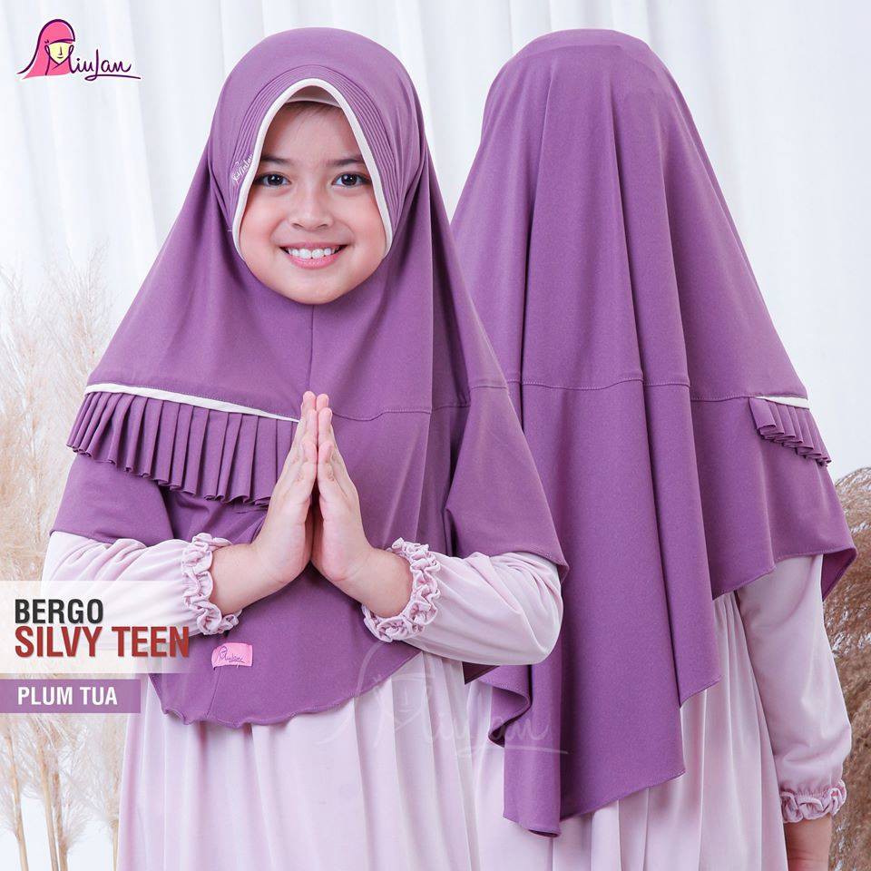 [PROMO] Jilbab Anak Silvy Teen Hijab Instan Miulan Jilbab Anak sekolah Remaja Kerudung Cantik Anak b