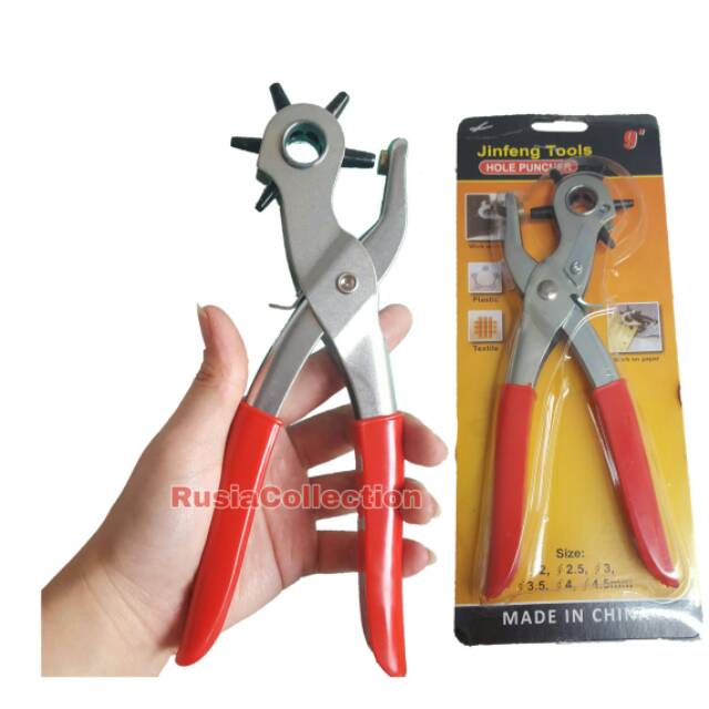 Tang lubang Sabuk Puter Ikat Pinggang Jinfeng Tools Hole Puncher