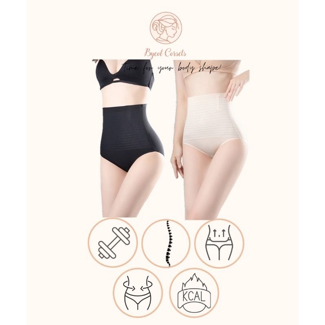 Byeol Corsets Slimming Corset Korset Kolor Pelangsing Underwear Shaper Seamless Kolor Tipis Celana Dalam Korset Ultra Thin Tipis Seamless