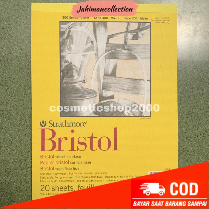 

✨ BISA COD ✨ Strathmore Bristol Smooth Paper Pads 9x12