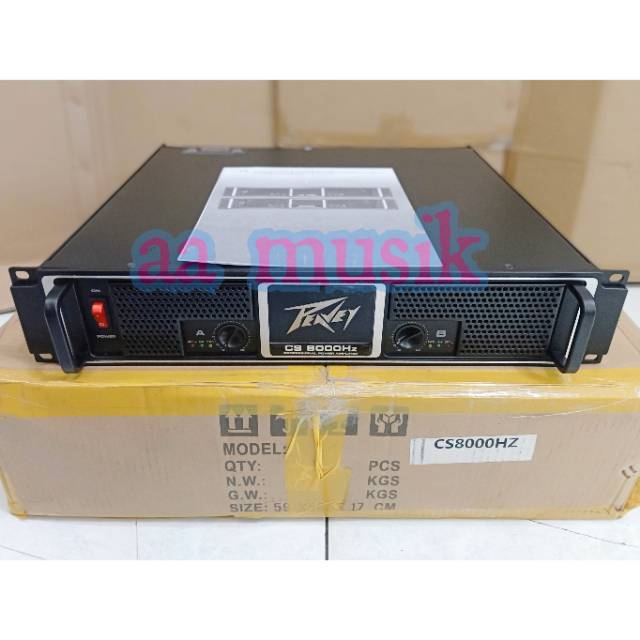 POWER AMPLI PEAVEY CS8000 STEREO 1650WATT CS 8000