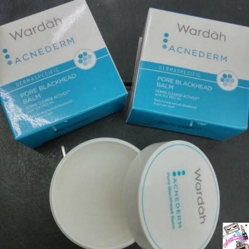 ☃Cutezz_Ching1☃Wardah Acnederm Pore Blackhead Balm 20g