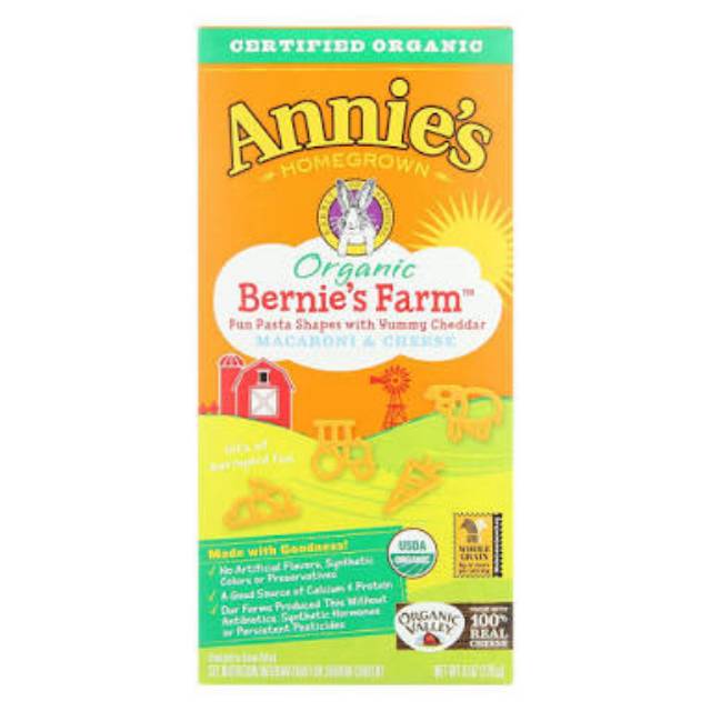 

Annie's homegrown organic bernie's farm 170 g
