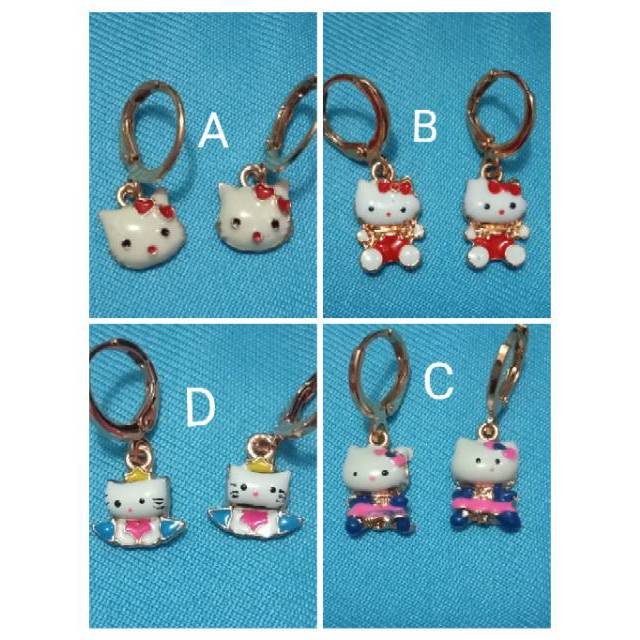 Anting anak anak xuping minimal beli 2 pc yah