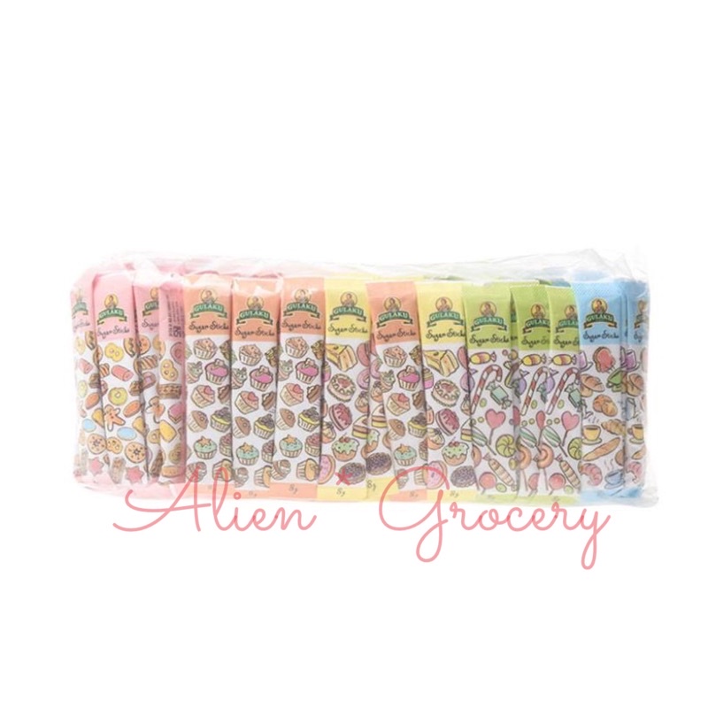 Gulaku Gula Pasir Sachet Stik Stick 125x8gr