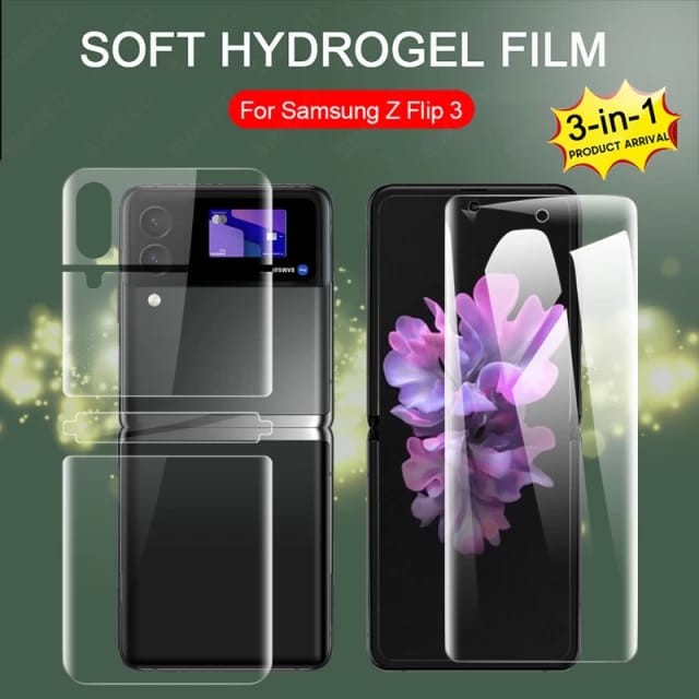 SAMSUNG GALAXY Z FLIP 4 5G FLIP 3 HYDROGEL SCREEN PROTECTOR FULL BODY