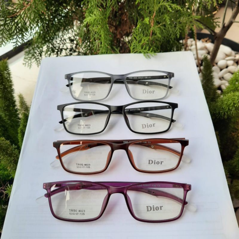 frame kacamata kotak minus | kacamata photocromic | kacamata wanita | F 8023