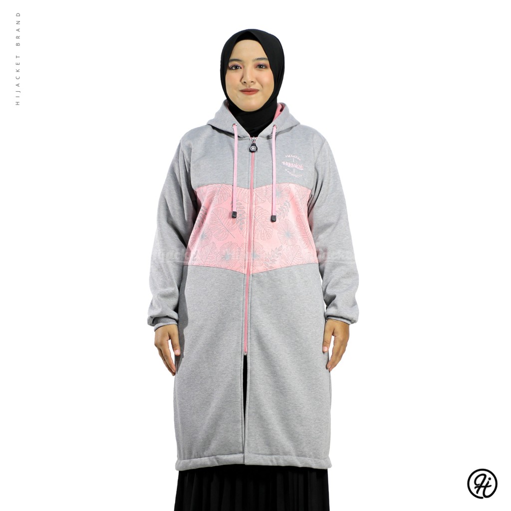 HIJACKET® GAYATRI / jaket wanita muslimah lengan panjang / hijaket gayatri-grey