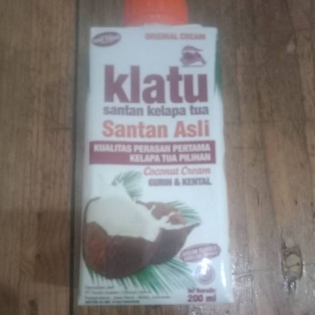 Klatu Santan Kelapa Tua