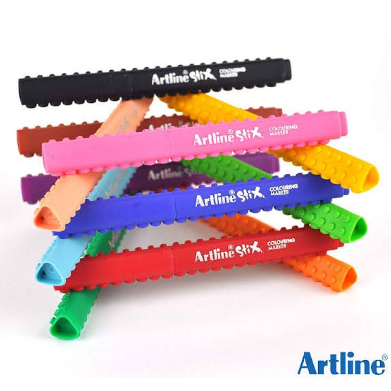 

Artline Stix Brush Marker ETX-F Spidol Lettering Kaligrafi Warna Murah Berkualitas