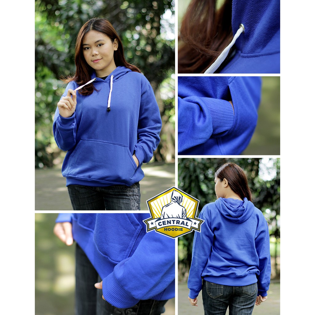 Central Hoodie JUMPER Jaket Sweater Unisex Pria Wanita Polos Fleece (Part 2) (COD)-Benhur