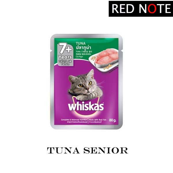 Whiskas Pouch Tuna Senior