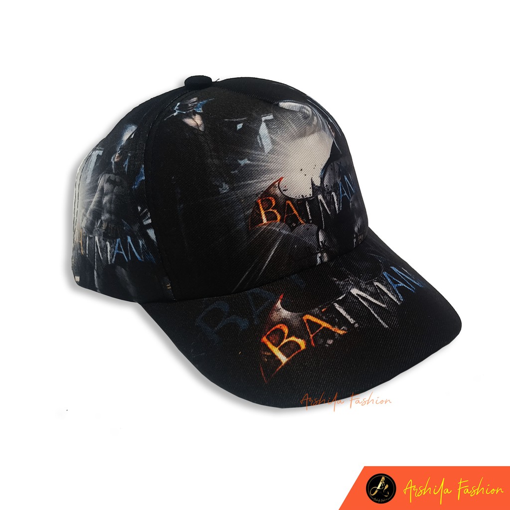 Topi Anak Sablon Karakter / Topi Anak Karakter HERO / Arshila_fashion-Sablon Betmen