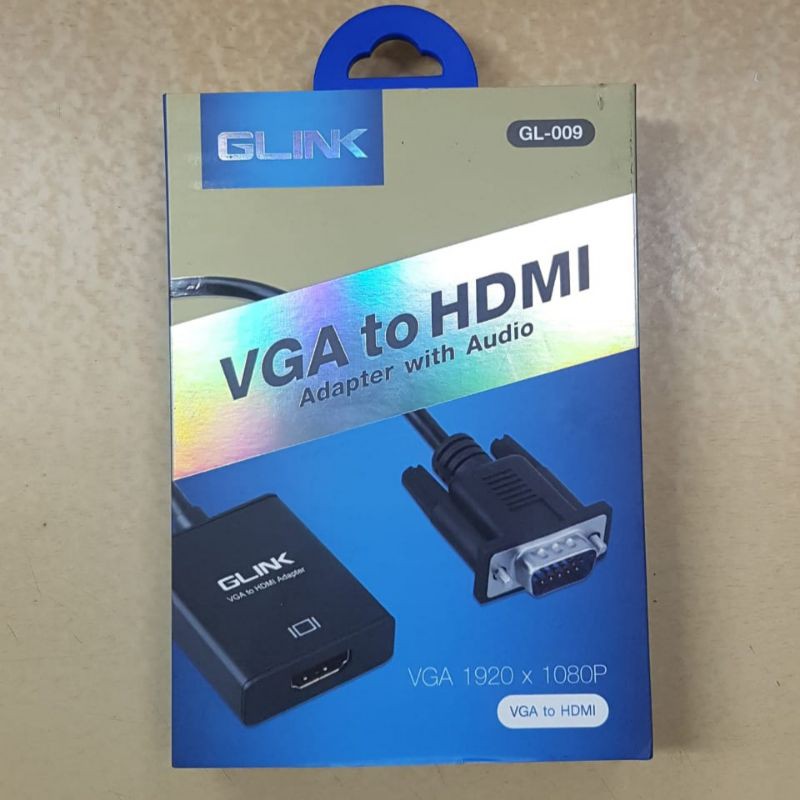 KONVERTER VGA TO HDMI WITH AUDIO GLINK