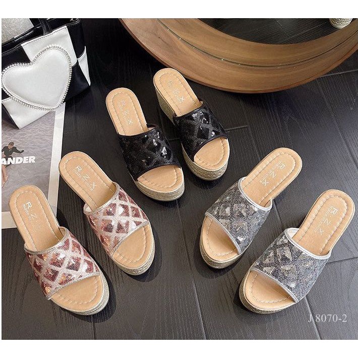 SANDAL WANITA WEDGES FASHION SEAN 8070-2