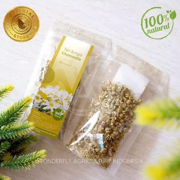 

Diskon Teh Herbal Bunga Chamomile Camomile Tea Kering Anti Imsomnia Premium Big Sale