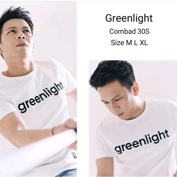 T-SHIRT BAJU KAOS DISTRO DISTRO GREENLIGHT ARIEL NOAH COMBED 3OS