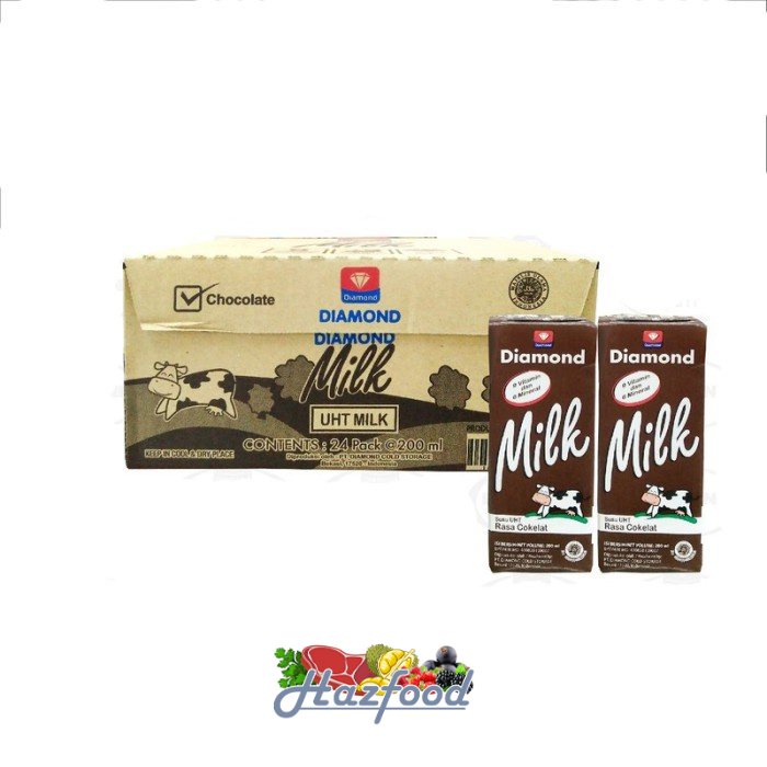 

Diamond Milk UHT / Susu UHT 200 ml x 24 Pcs ( 1 Karton )