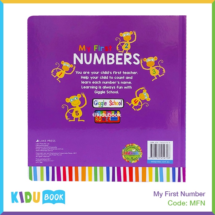 Buku Bayi dan Anak My First Number Kidu Toys