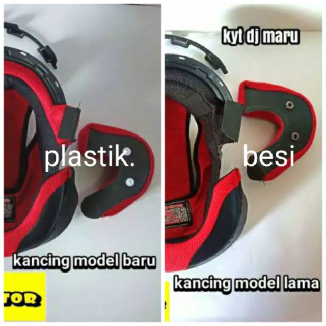 Busa helm kyt Dj maru full benik besi dan plastik non ori