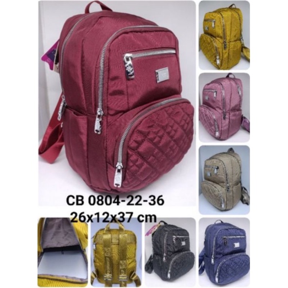 TAS RANSEL CHIBAO ORIGINAL KANVAS 0804-22-36#(LAPTOP MASUK)