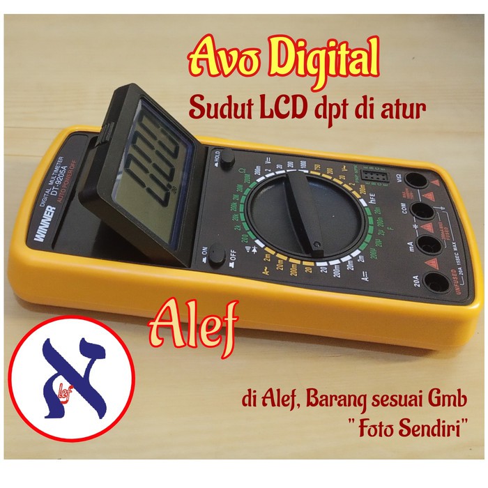 avometer digital avo meter winner 9205 multitester dt 9205A