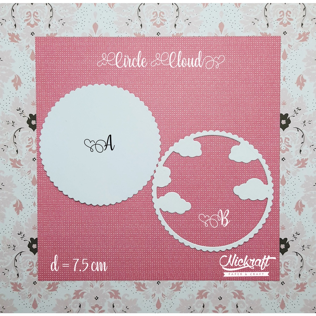 

CIRCLE CLOUD - Hiasan Scrapbook Kertas Die Cut Awan Langit Sky