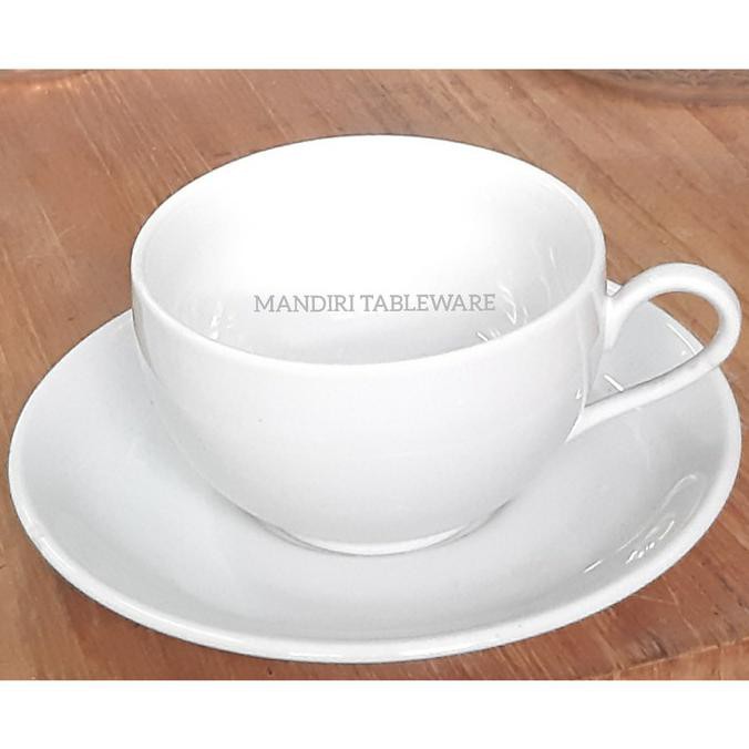 CANGKIR KERAMIK PUTIH POLOS / COFFEE SET / TEA SET / BEST QUALITY