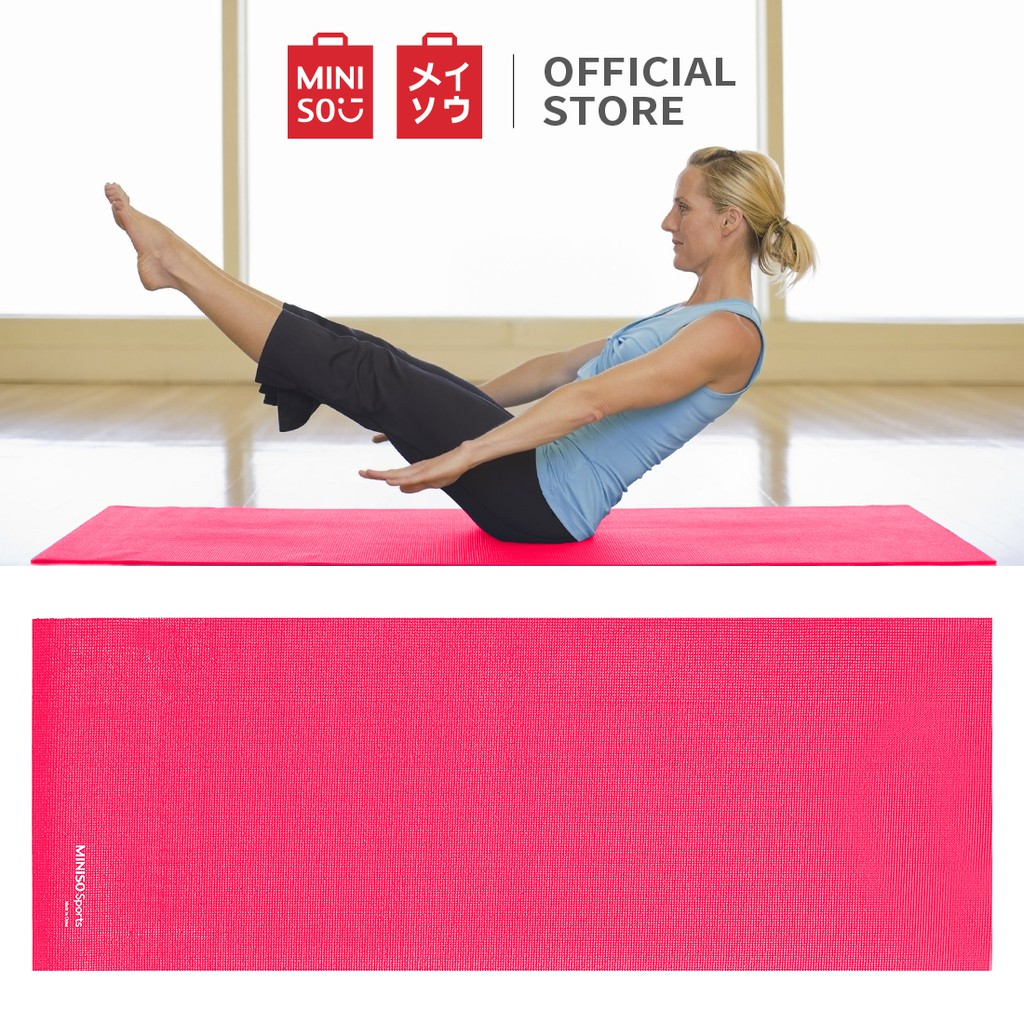 MINISO Matras Yoga Mat Yoga Anti Slip Karet Berkualitas MINISO Matras Yoga Mat Yoga Anti Slip Karet Berkualitas